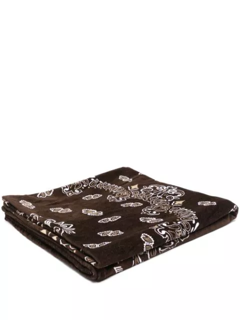 The Attico bandana-print cotton towel Men 0116